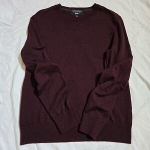 Banana Republic Men Sz Small Baruffa Extra Fine Italian Merino Wool Sweatshirt